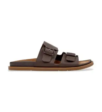 per donna K201881-002 Sandali in pelle marrone Lluc Sandal (36), Basso, Nessuno, Casual