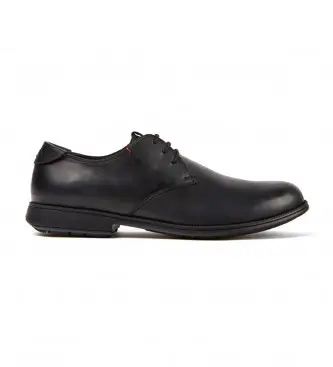 per uomo 18552-074 Scarpe in pelle nera del 1913 (43), Nero, Basso, Stringhe, Casual