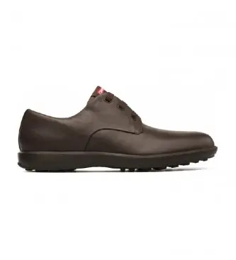 per uomo 18637-036 Atomo Lavoro scarpe di pelle marrone (39), Basso, Stringhe, Casual, Classico Marrone scuro