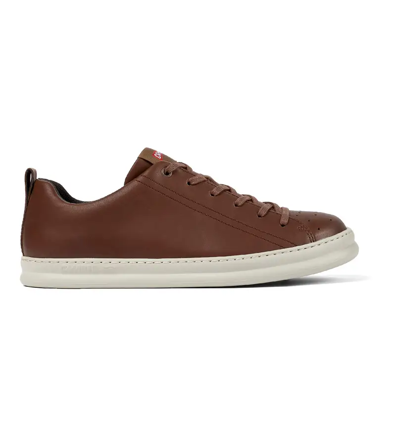 per uomo K100226-140 Sneaker Runner Four in pelle marrone (39), Basso, 1 a 3 cm, Stringhe, Casual, Sostenibile
