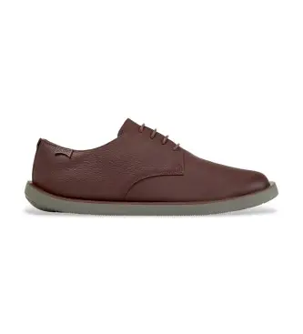 per uomo K100669-030 Scarpe in pelle marrone Wagon (39), Basso, Stringhe, Casual, Classico