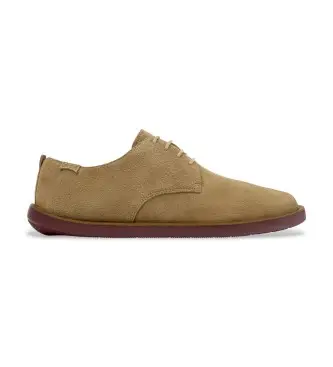 per uomo K100669-033 Scarpe in pelle marrone Wagon (40), Basso, Stringhe, Casual, Classico