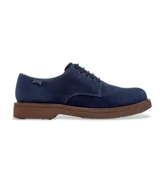 per uomo K100998-008 Scarpe in pelle blu navy Norman (40), Basso, Stringhe, Casual, Da sera, Classico