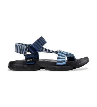 per uomo K101048-008 Sandali blu carsici (40), Basso, Velcro, Casual, Poliestere riciclato