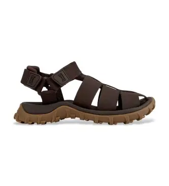 per uomo K101090-002 Sandalo Drift Trail in pelle marrone (39), Basso, Velcro, Casual Marrone scuro
