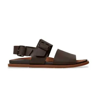 per uomo K101092-002 Sandali in pelle marrone Lluc Sandal (39), Basso, Fibbia, Casual