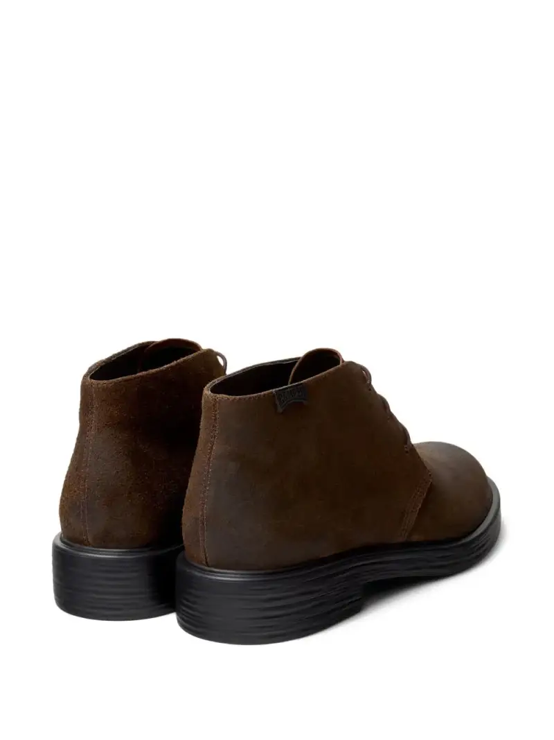 Camper Polacchini marrone in pelle di nubuck miniatura 3