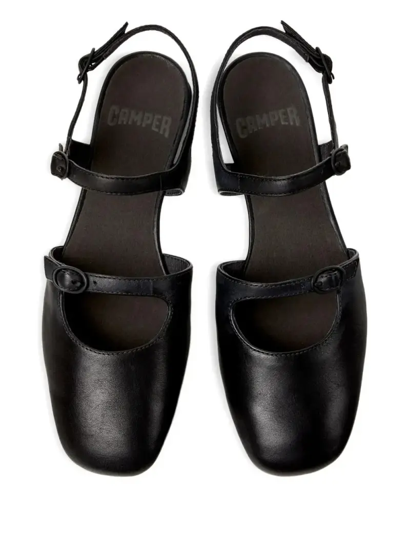 Camper Pumps Casi Myra nero in pelle miniatura 3