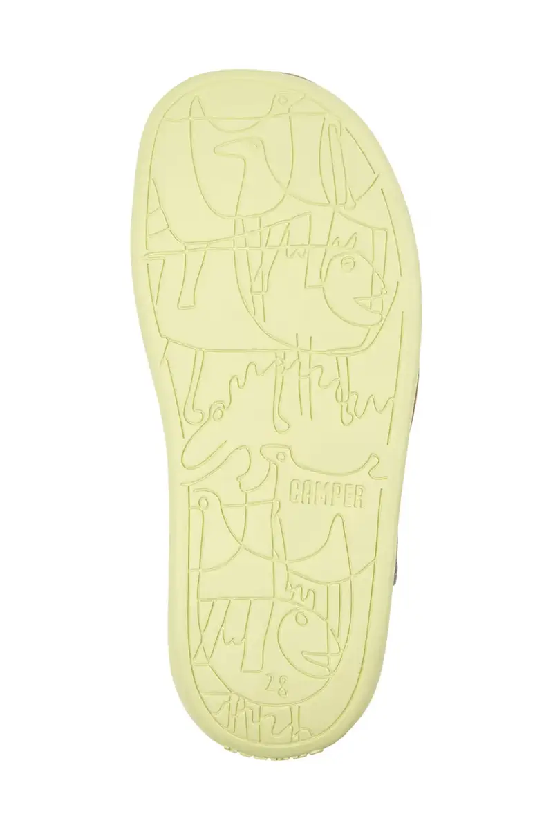 sandali in pelle bambino/a colore argento miniatura 5