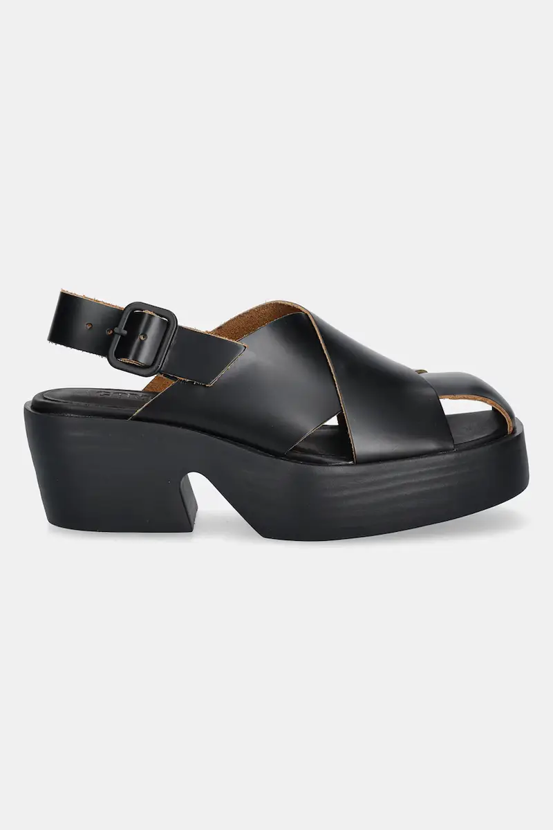 sandali in pelle Billie colore nero K201725-001 miniatura 2