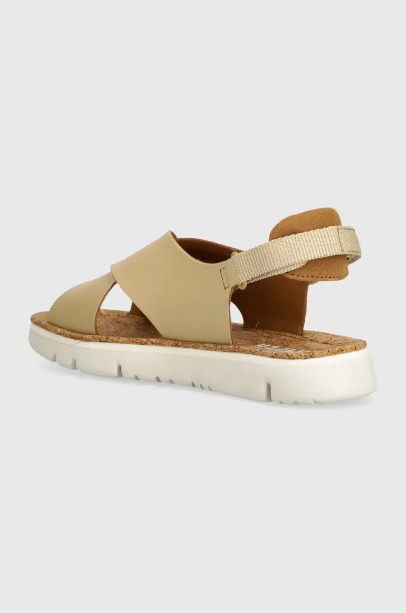 sandali in pelle Oruga Sandal donna colore beige K200157-053 miniatura 3