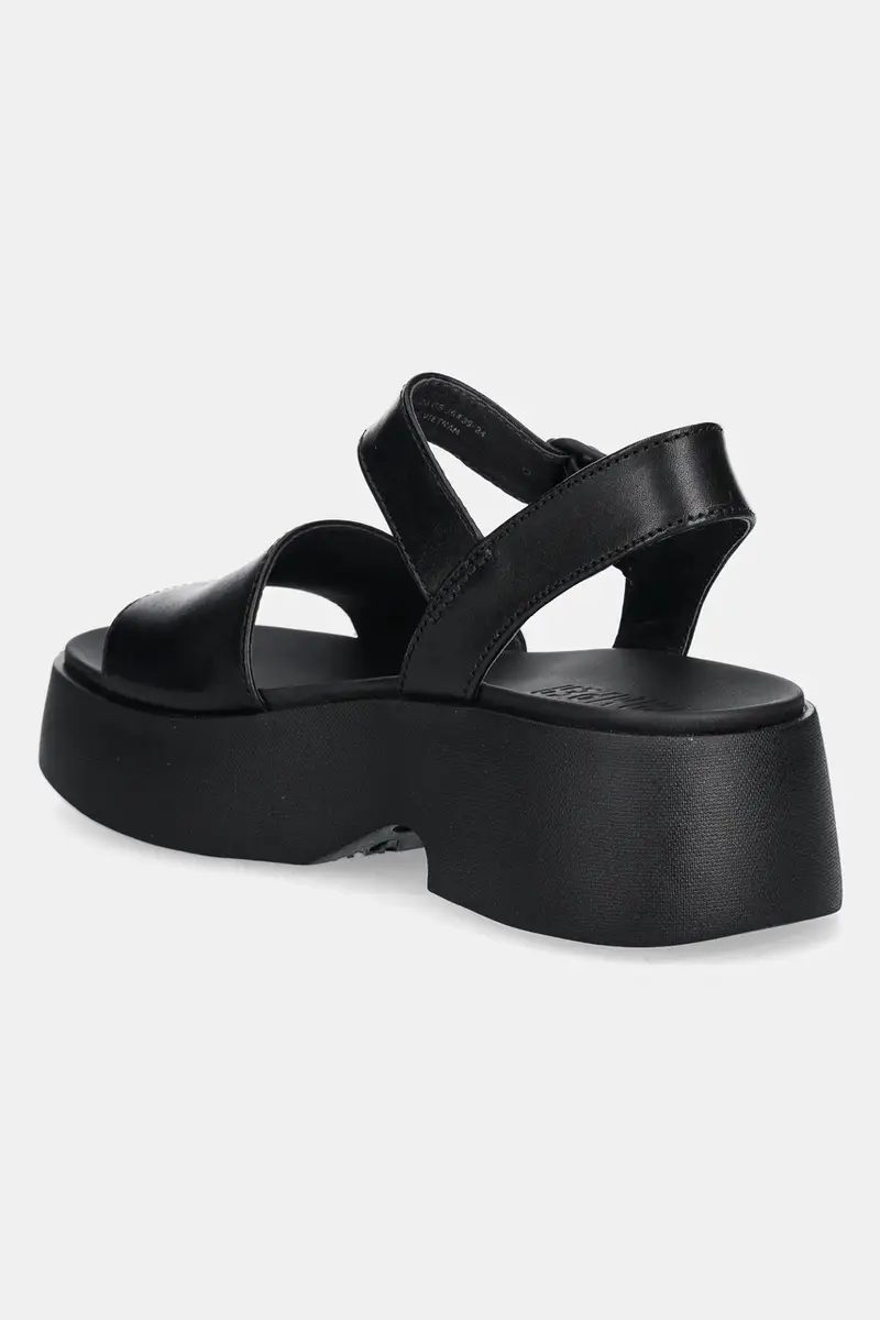 sandali in pelle Tasha donna colore nero K201659-006 miniatura 3