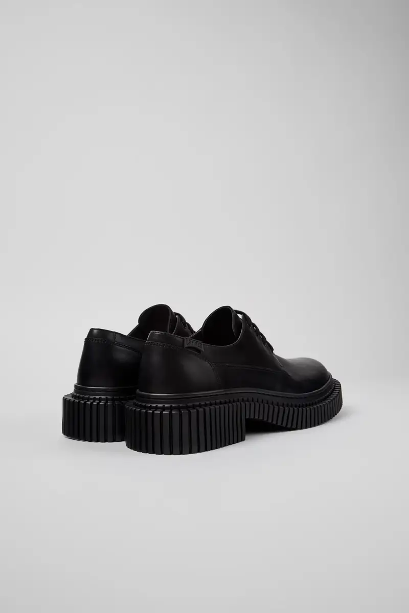 Scarpa pix berlin nera in pelle miniatura 2