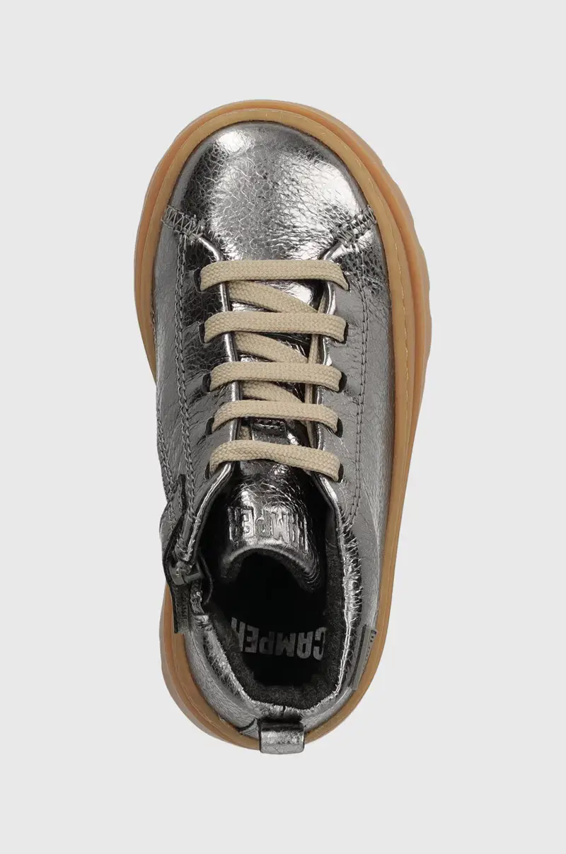 scarpe basse in pelle bambini Brutus FW Argento miniatura 4