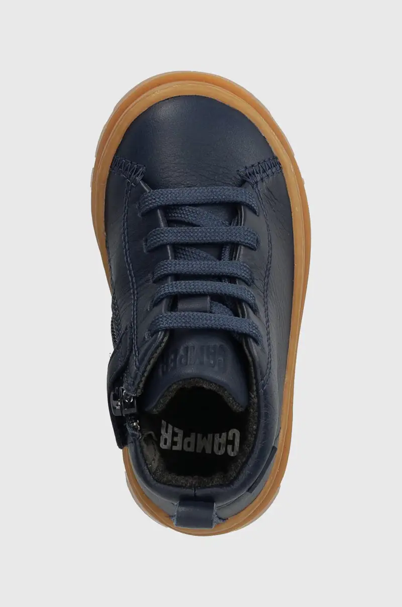 scarpe basse in pelle bambini Brutus FW Blu miniatura 4