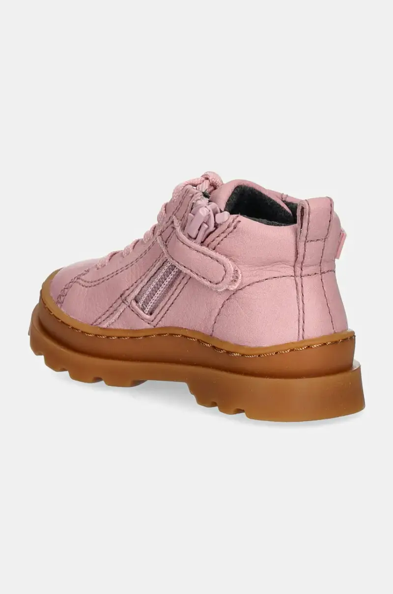 scarpe basse in pelle bambini Brutus FW Rosa miniatura 3