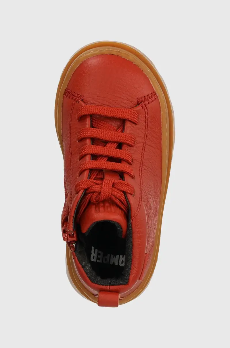 scarpe basse in pelle bambini Brutus FW Rosso miniatura 4