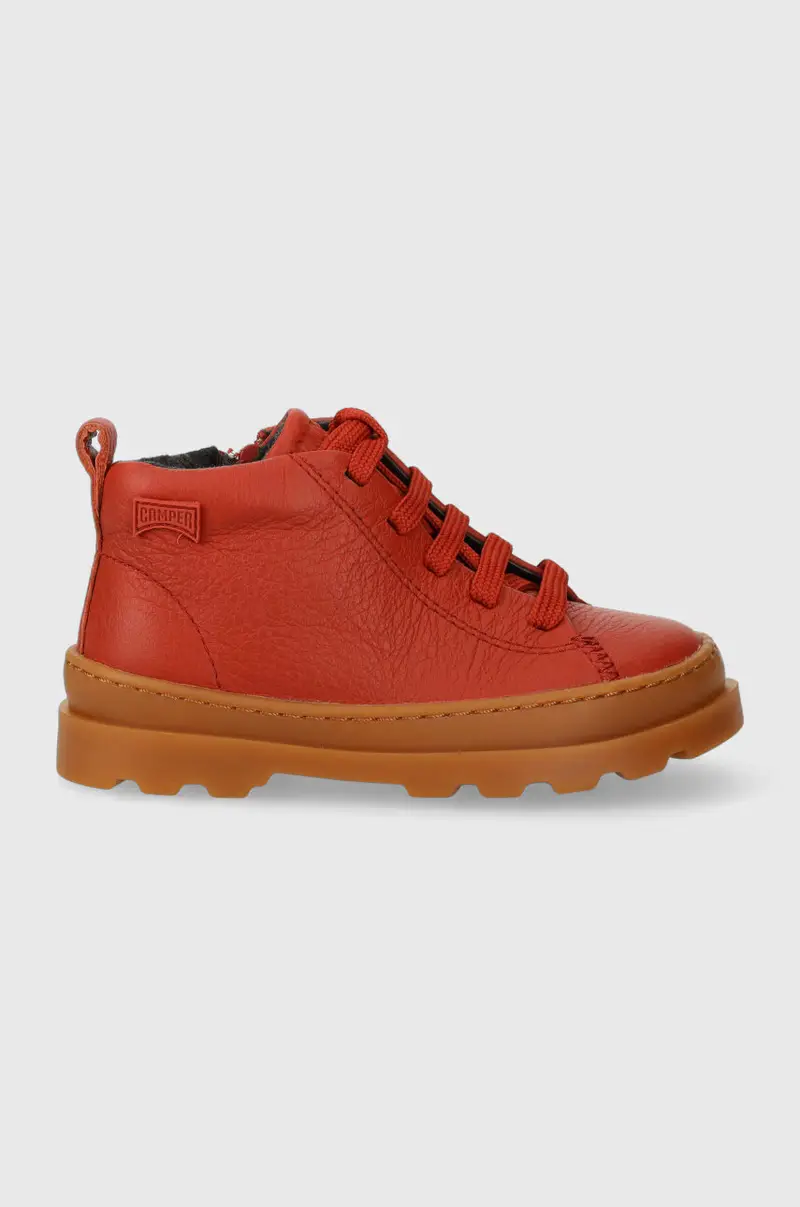 scarpe basse in pelle bambini Brutus FW Rosso