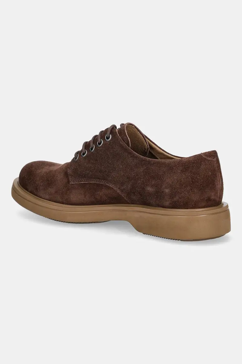 scarpe in camoscio Norman uomo colore marrone K100998-005 miniatura 3
