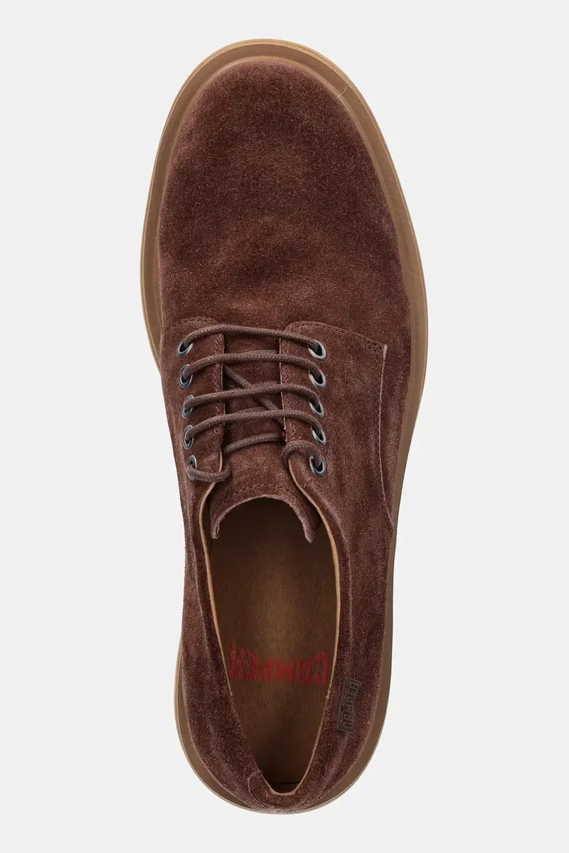 scarpe in camoscio Norman uomo colore marrone K100998-005 miniatura 4