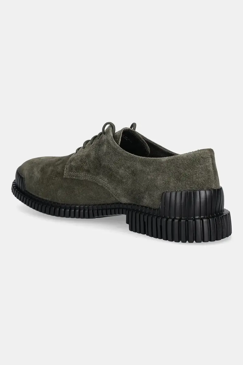 scarpe in camoscio Pix uomo colore verde K101076-003 miniatura 3