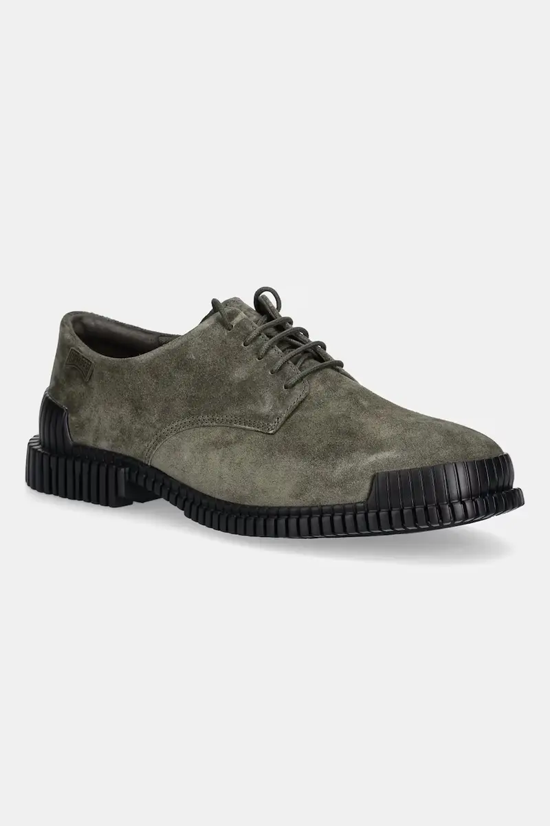 scarpe in camoscio Pix uomo colore verde K101076-003