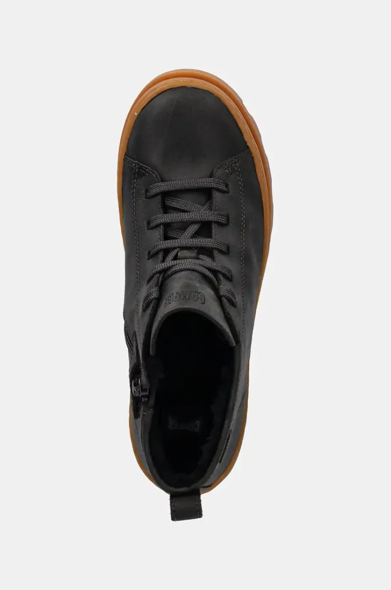 scarpe in nabuk per bambini Brutus Nero miniatura 4