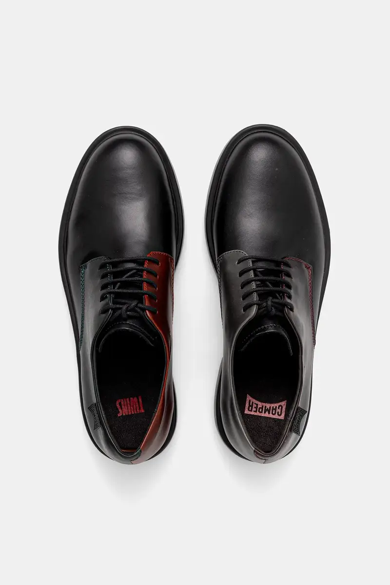 scarpe in pelle Dean uomo colore nero K100979-013 miniatura 5