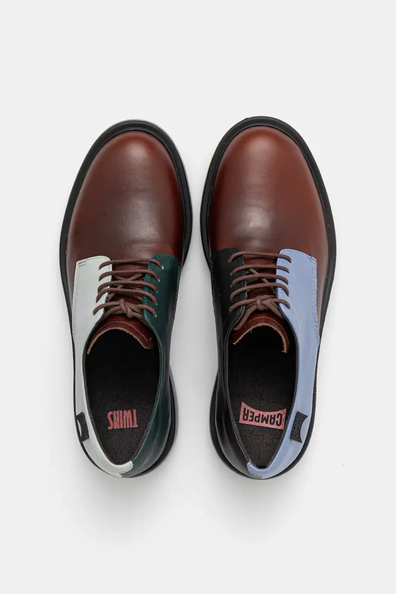 scarpe in pelle Dean uomo colore nero K100979-015 Marrone