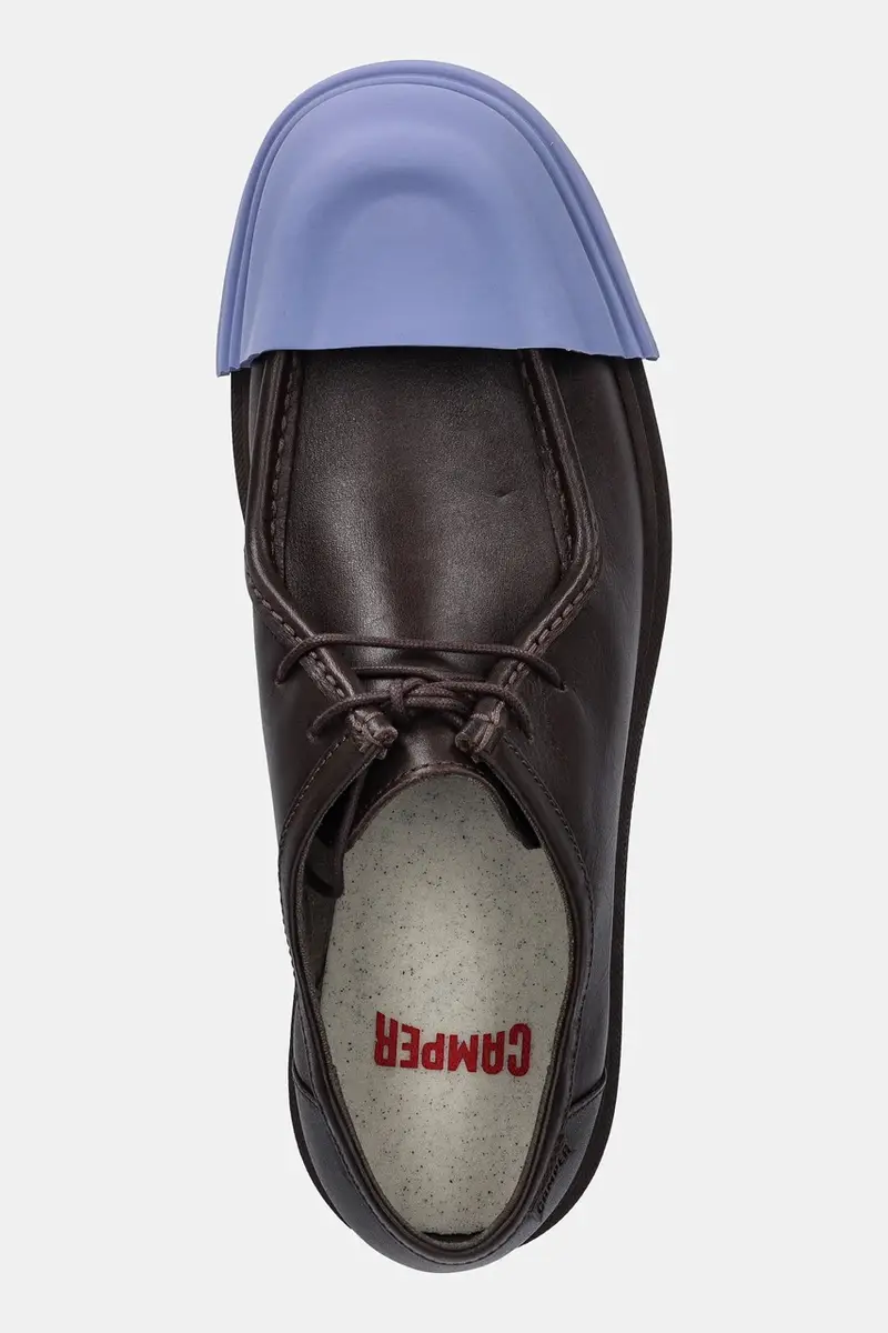 scarpe in pelle Junction uomo colore marrone K100872-025 miniatura 4