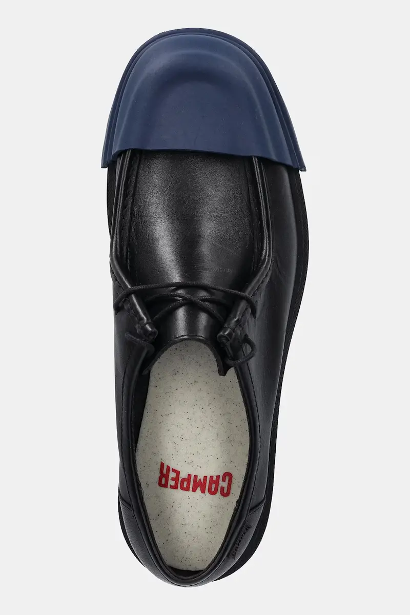 scarpe in pelle Junction uomo colore nero K100872-024 miniatura 4