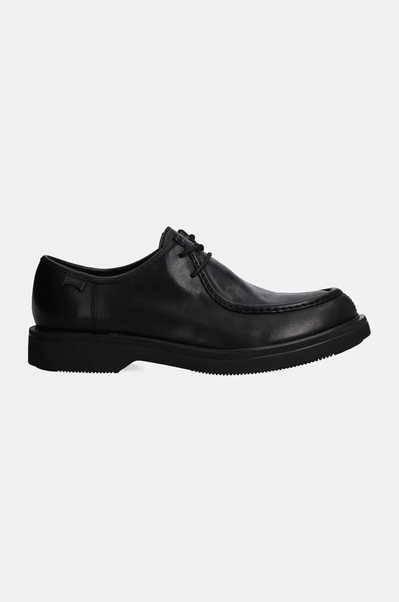 scarpe in pelle Norman uomo colore nero K100999-001 miniatura 2