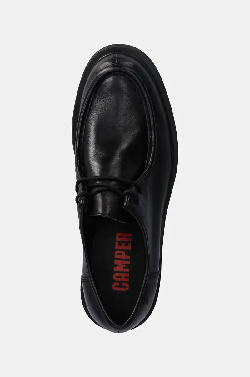 scarpe in pelle Norman uomo colore nero K100999-001 miniatura 4