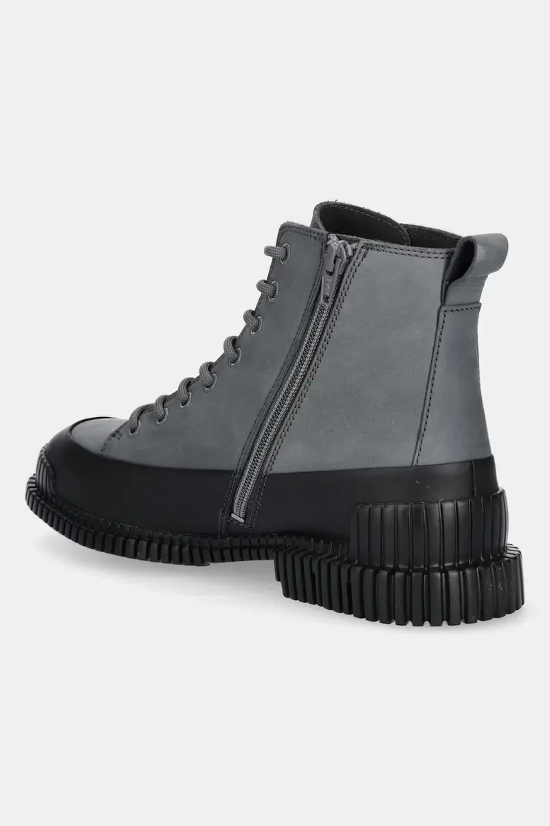 scarpe in pelle Pix uomo colore grigio K300277-019 miniatura 3