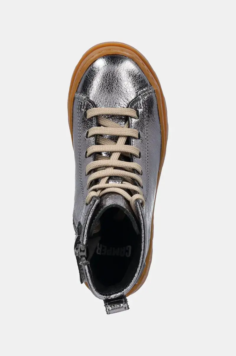 scarpe invernali in pelle bambino/a Brutus colore argento K900179.020 miniatura 4