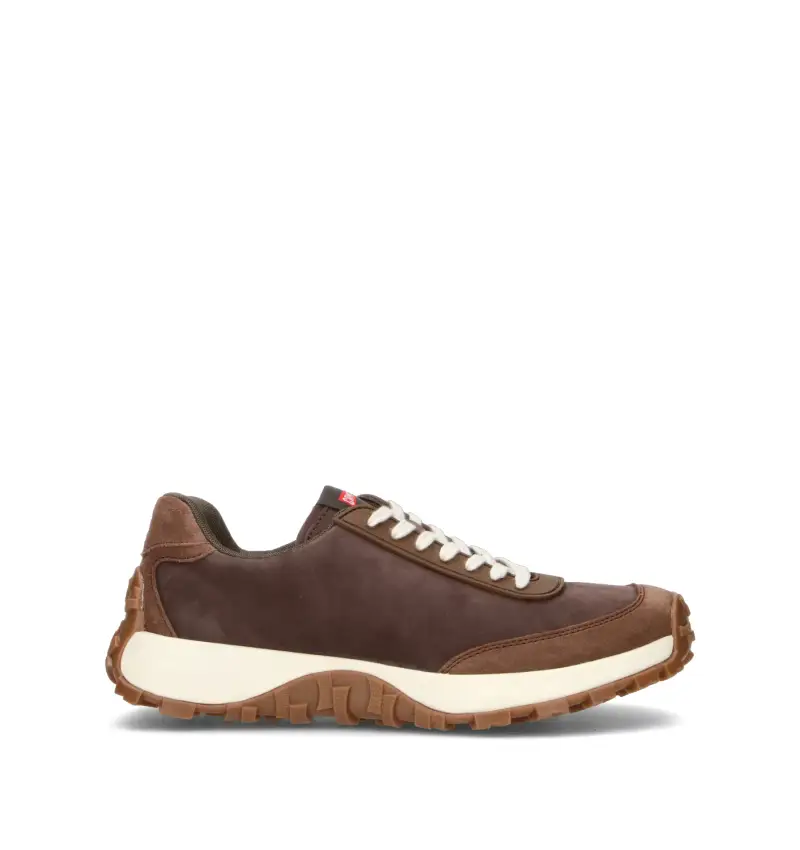 Sneaker uomo marrone in pelle Vario