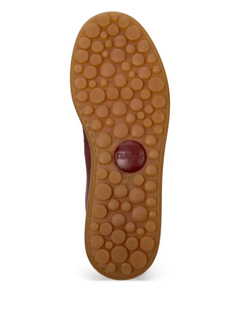 Camper Sneakers Pelotas Ariel in pelle di vitello rosso miniatura 3