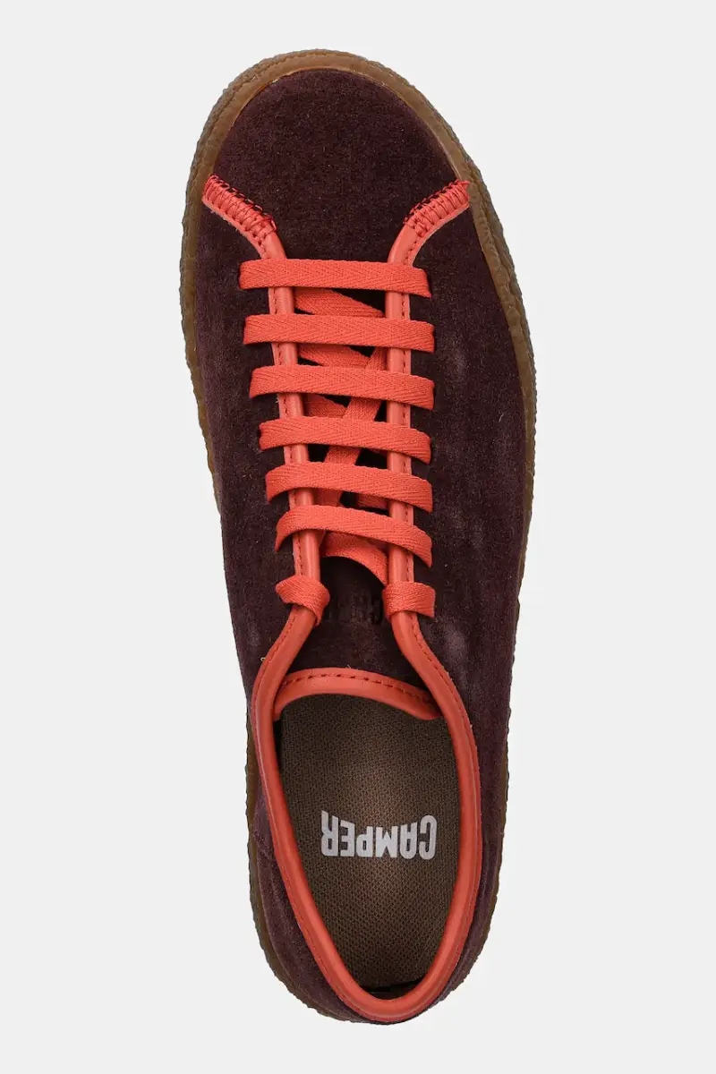 sneakers in camoscio Peu Terreno colore granata K201824-001 miniatura 4