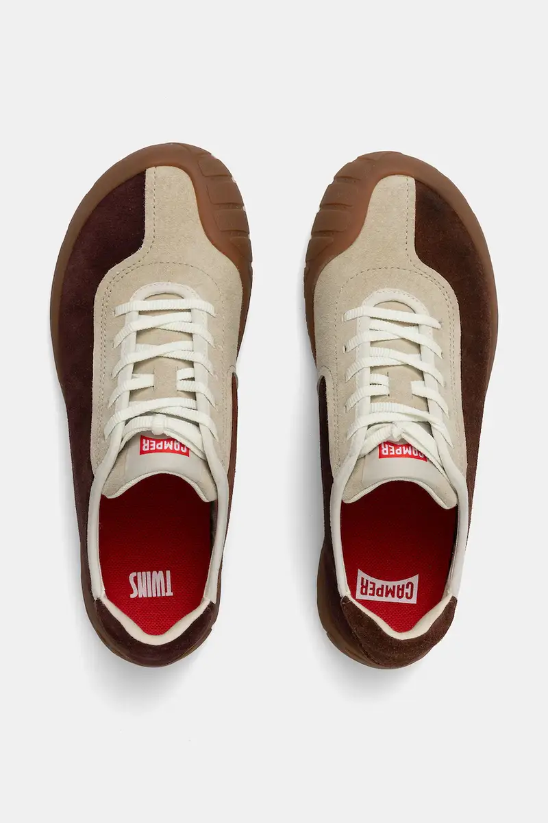 sneakers in camoscio TWS donna colore marrone K201816-001