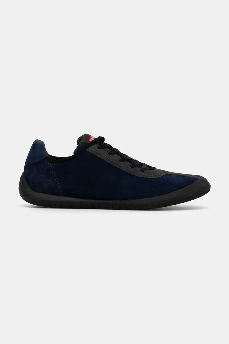sneakers in camoscio TWS uomo colore blu navy K101054-002 miniatura 3