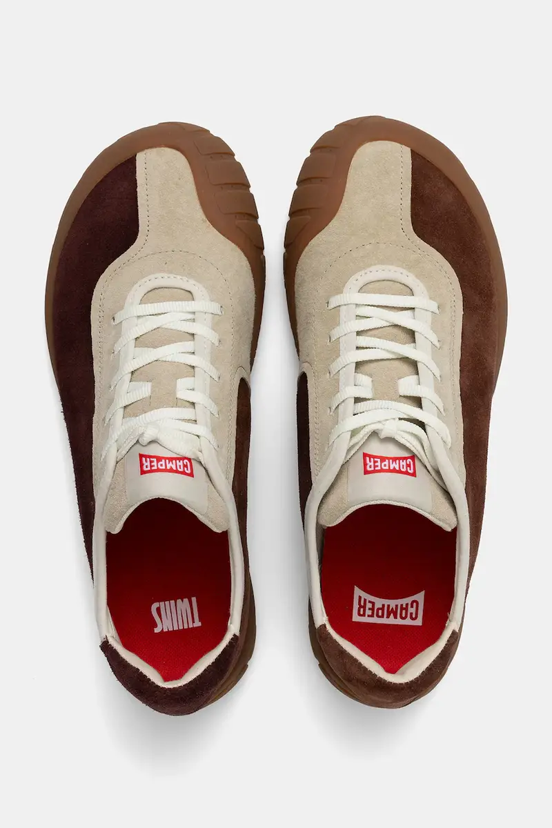 sneakers in camoscio TWS uomo colore marrone K101054-001