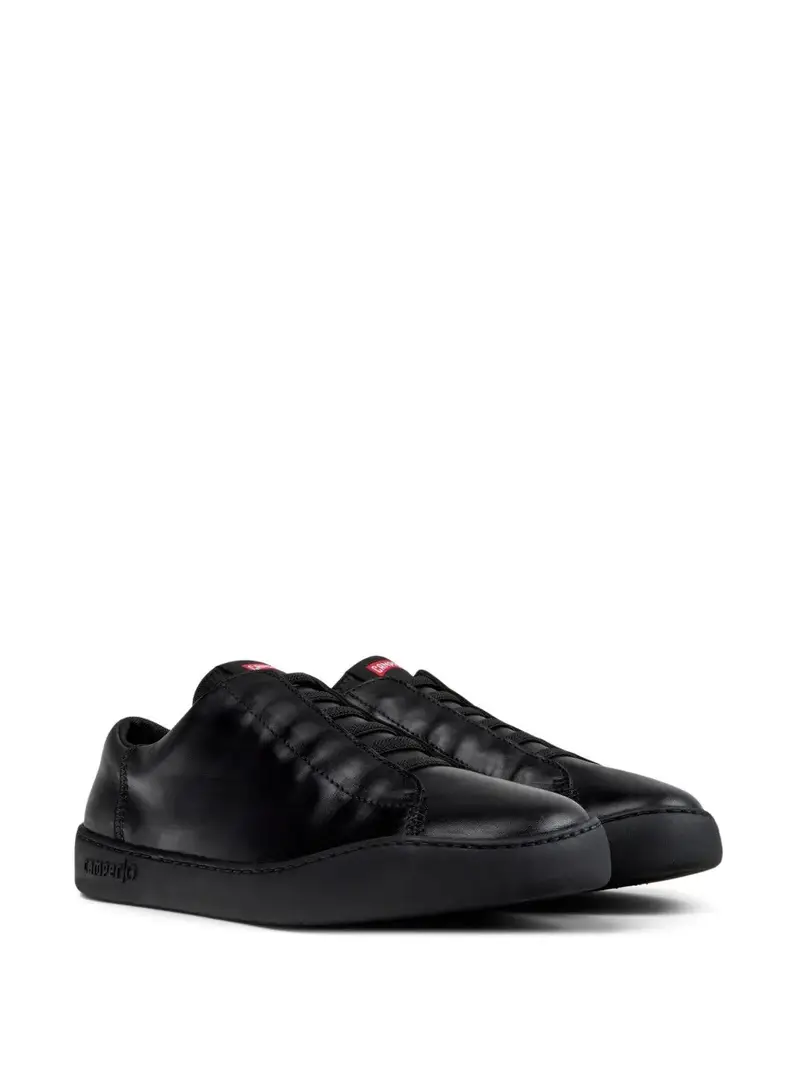 Sneakers in Pelle Nera NERO