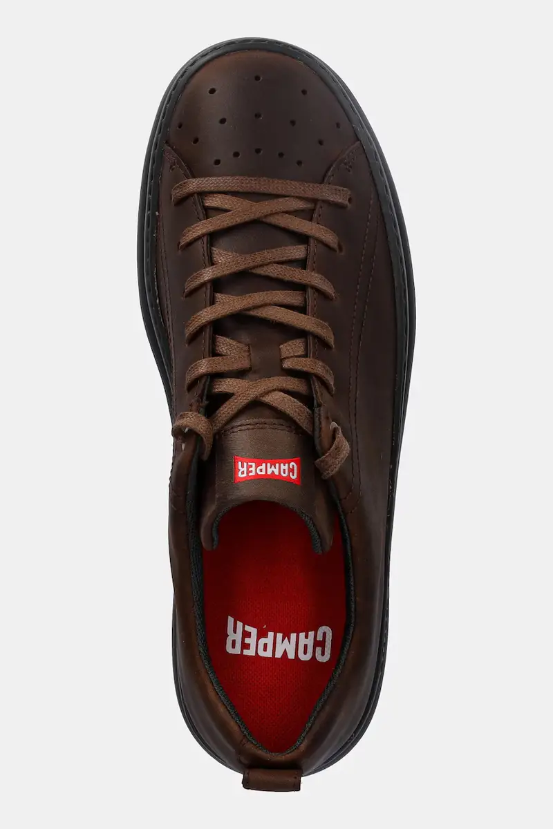 sneakers in pelle Runner Four uomo colore marrone K100226-155 miniatura 4