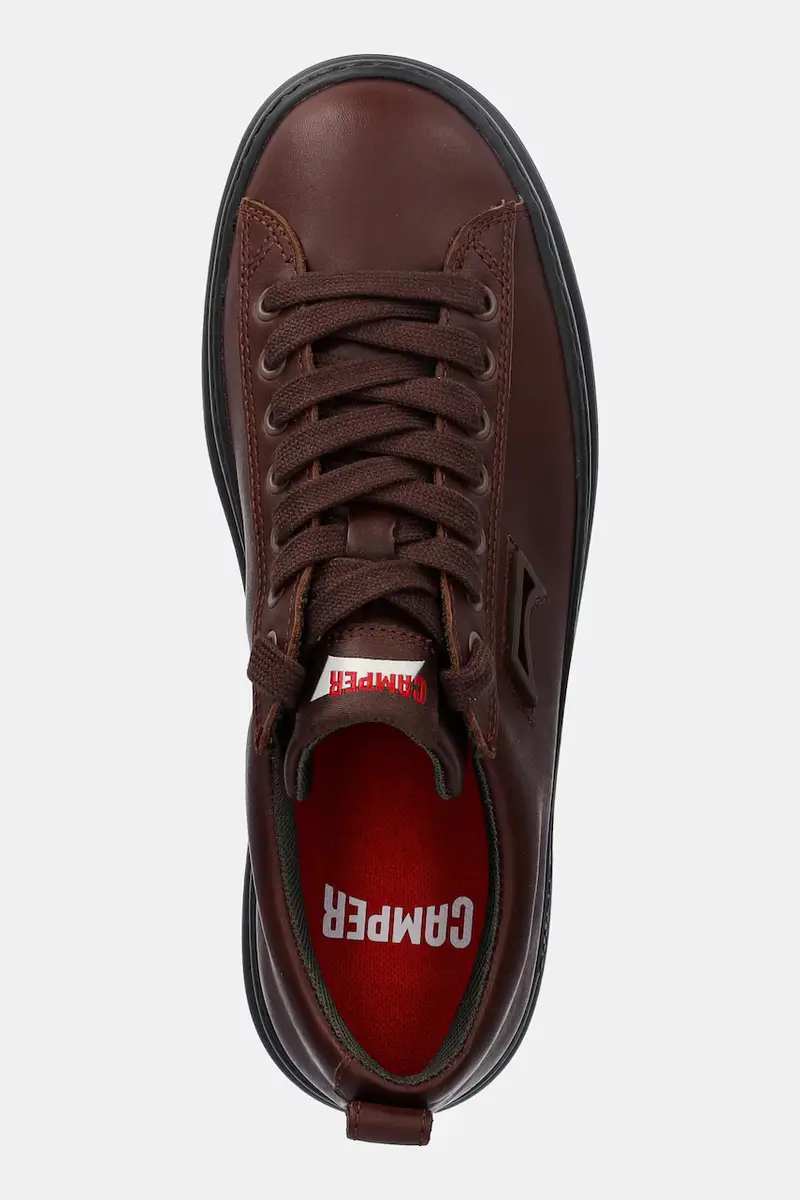 sneakers in pelle Runner Four uomo colore marrone K101052-005 miniatura 4