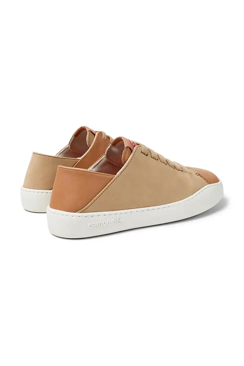 sneakers in pelle TWS colore beige K201670-007 miniatura 4