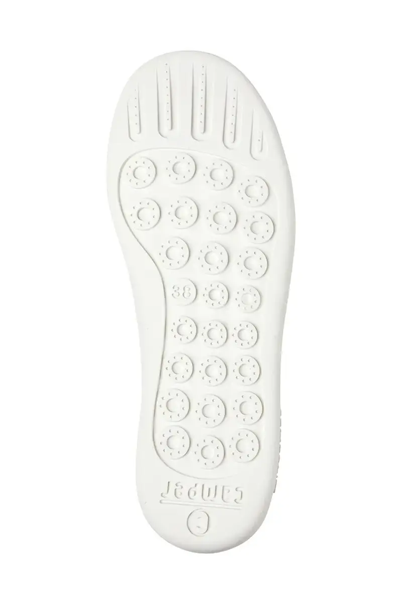 sneakers in pelle TWS colore beige K201670-007 miniatura 5