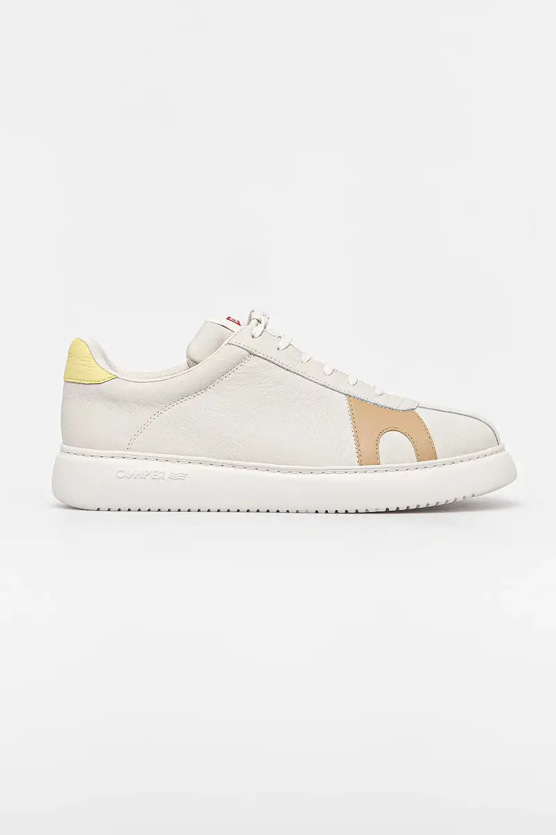 sneakers in pelle TWS colore bianco K100743-043 miniatura 2