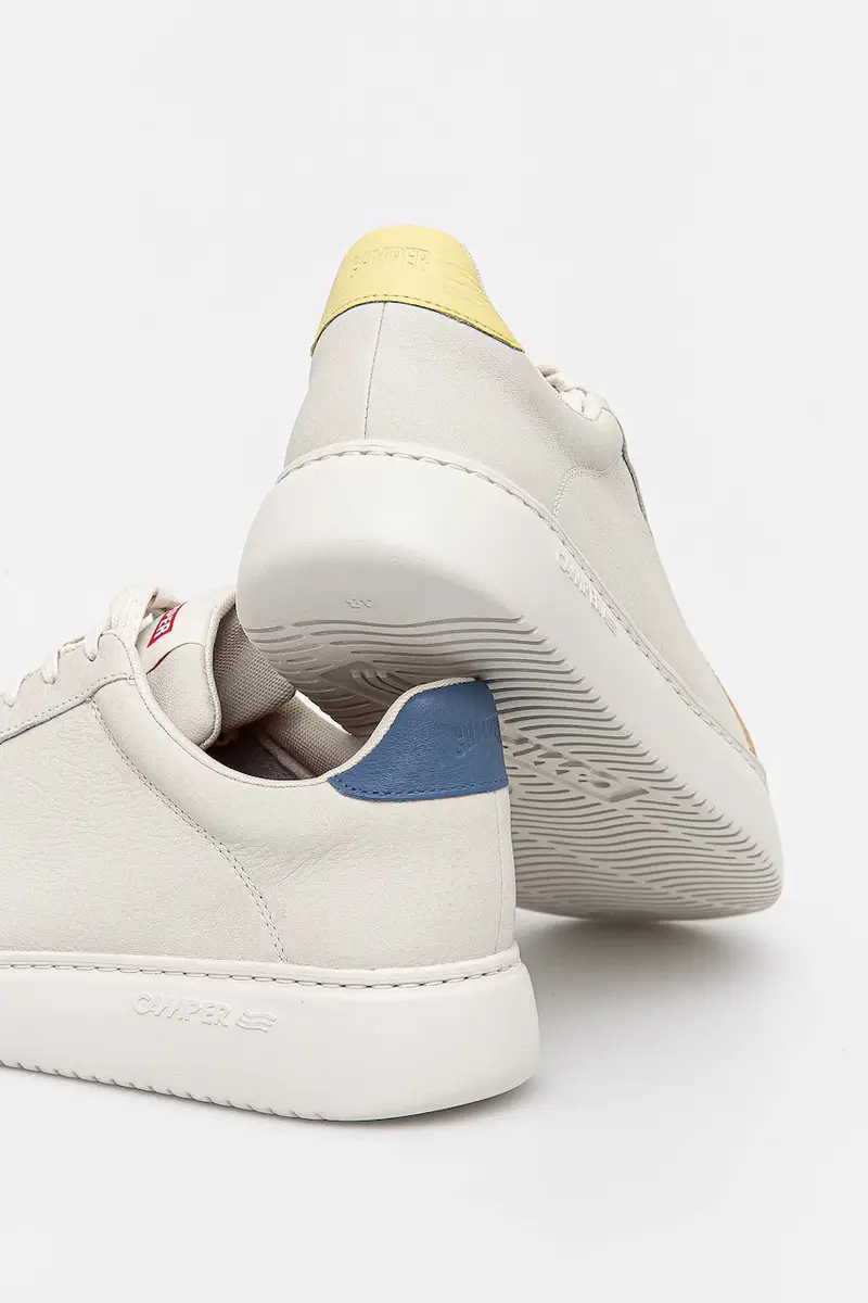 sneakers in pelle TWS colore bianco K100743-043 miniatura 4