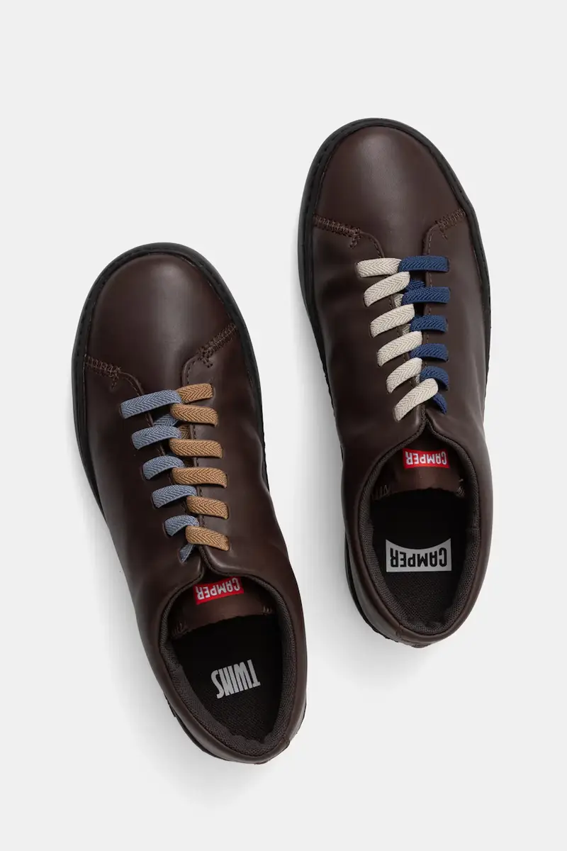 sneakers in pelle TWS Marrone