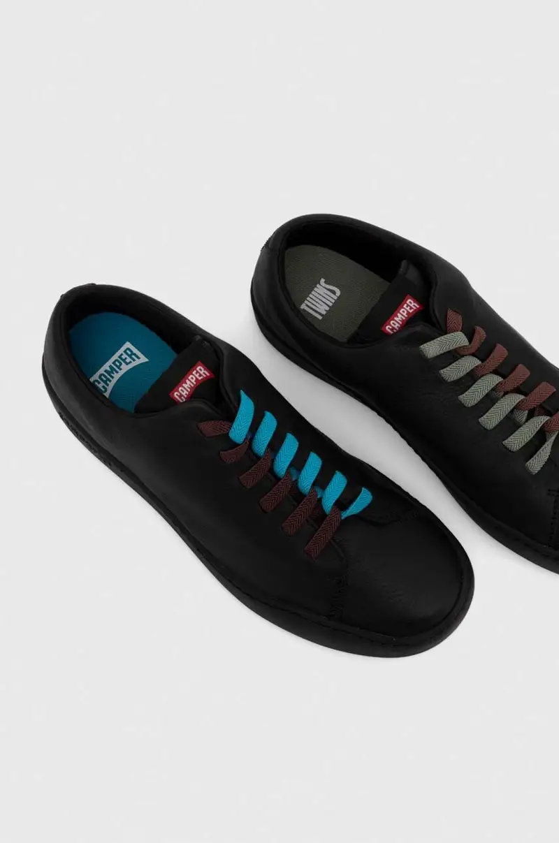 sneakers in pelle TWS Nero miniatura 4